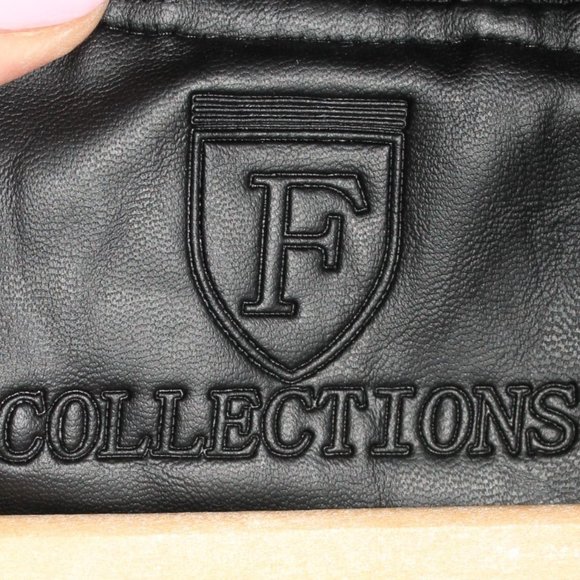 F Collection Vegan Leather Jacket Mens - Picture 3 of 4